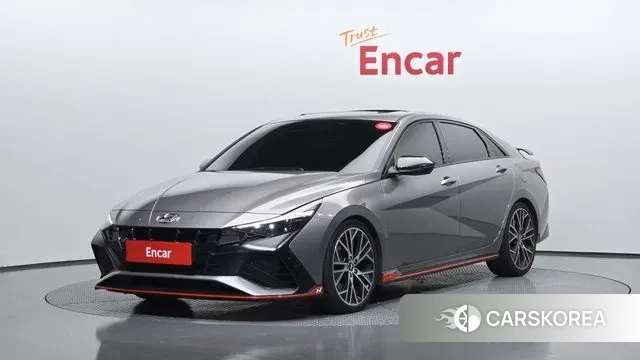 Hyundai Avante (CN7) 2023 Серебристо-серый из Кореи