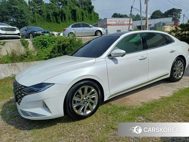 Hyundai The New Grandeur IG Hybrid 2021 Белый из Кореи