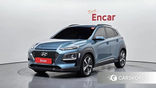 Hyundai Kona 2019 Небесно-голубой из Кореи