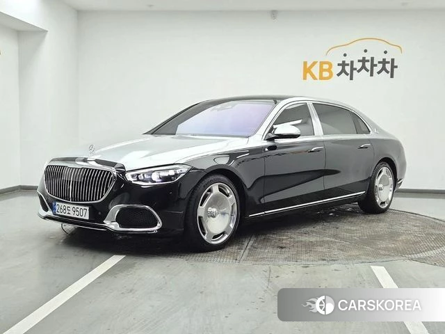 Mercedes-Benz S-Class W223 2022 Черный двухцветный из Кореи