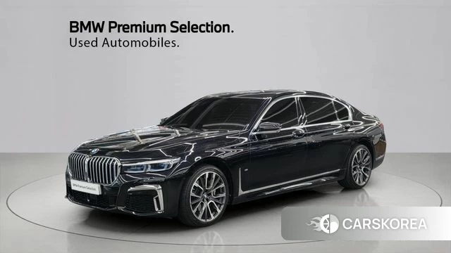 BMW 7 Series (G11) 2021 Черный из Кореи