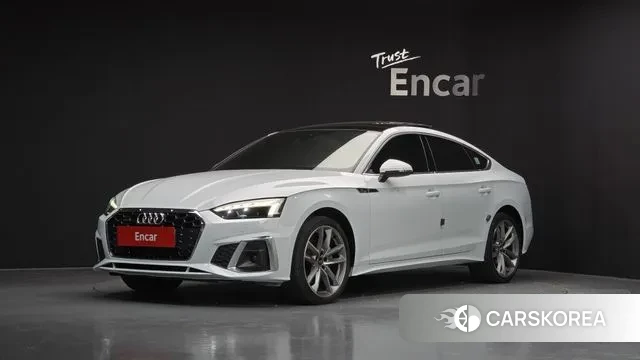 Audi A5 (F5) 2020 Белый из Кореи