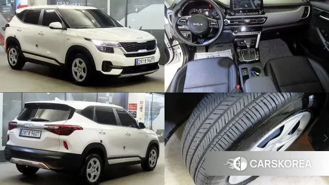 Kia Seltos 2022 Белый из Кореи