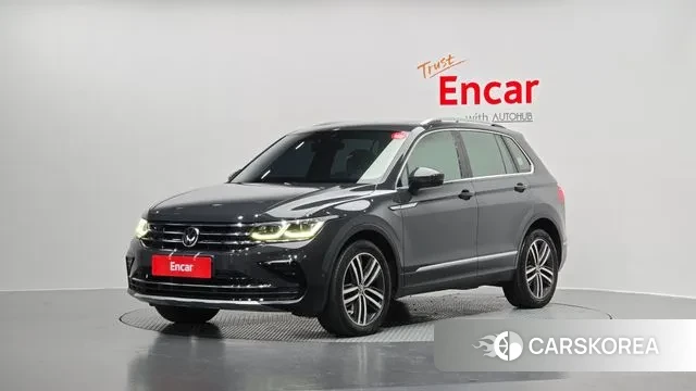 Volkswagen Tiguan second Generation 2021 Серый из Кореи