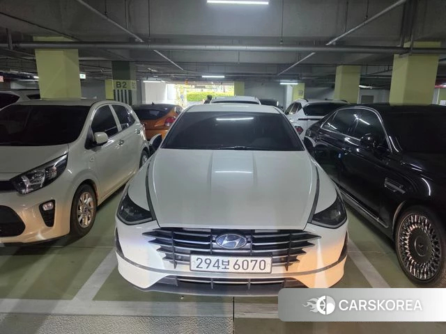 Hyundai Sonata (DN8) 2020 Белый из Кореи
