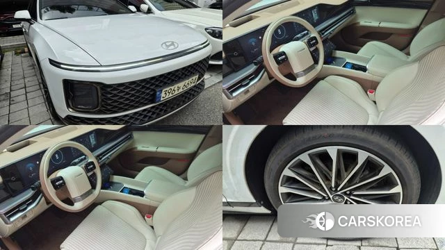 Hyundai Grandeur (GN7) 2023 Белый из Кореи