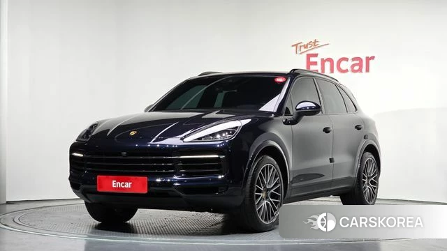 Porsche Cayenne (PO536) 2019 Синий из Кореи