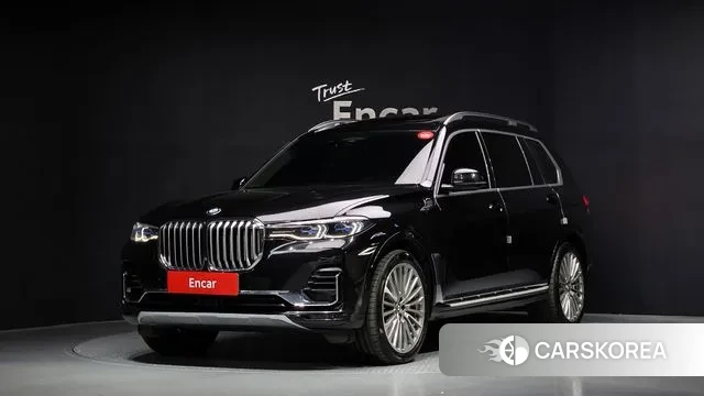 BMW X7 (G07) 2021 Черный из Кореи