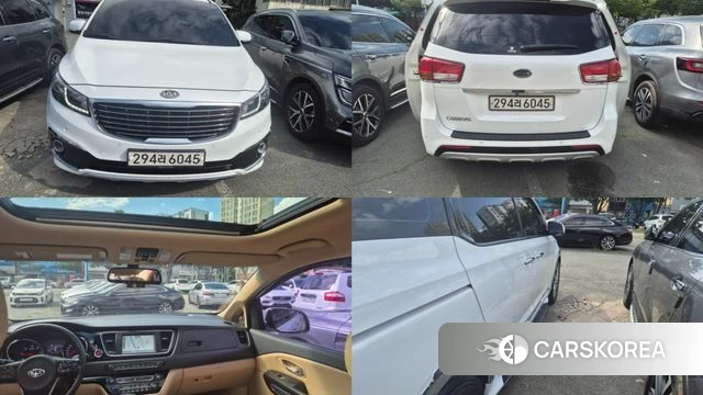 Kia All New Carnival 2018 Белый из Кореи