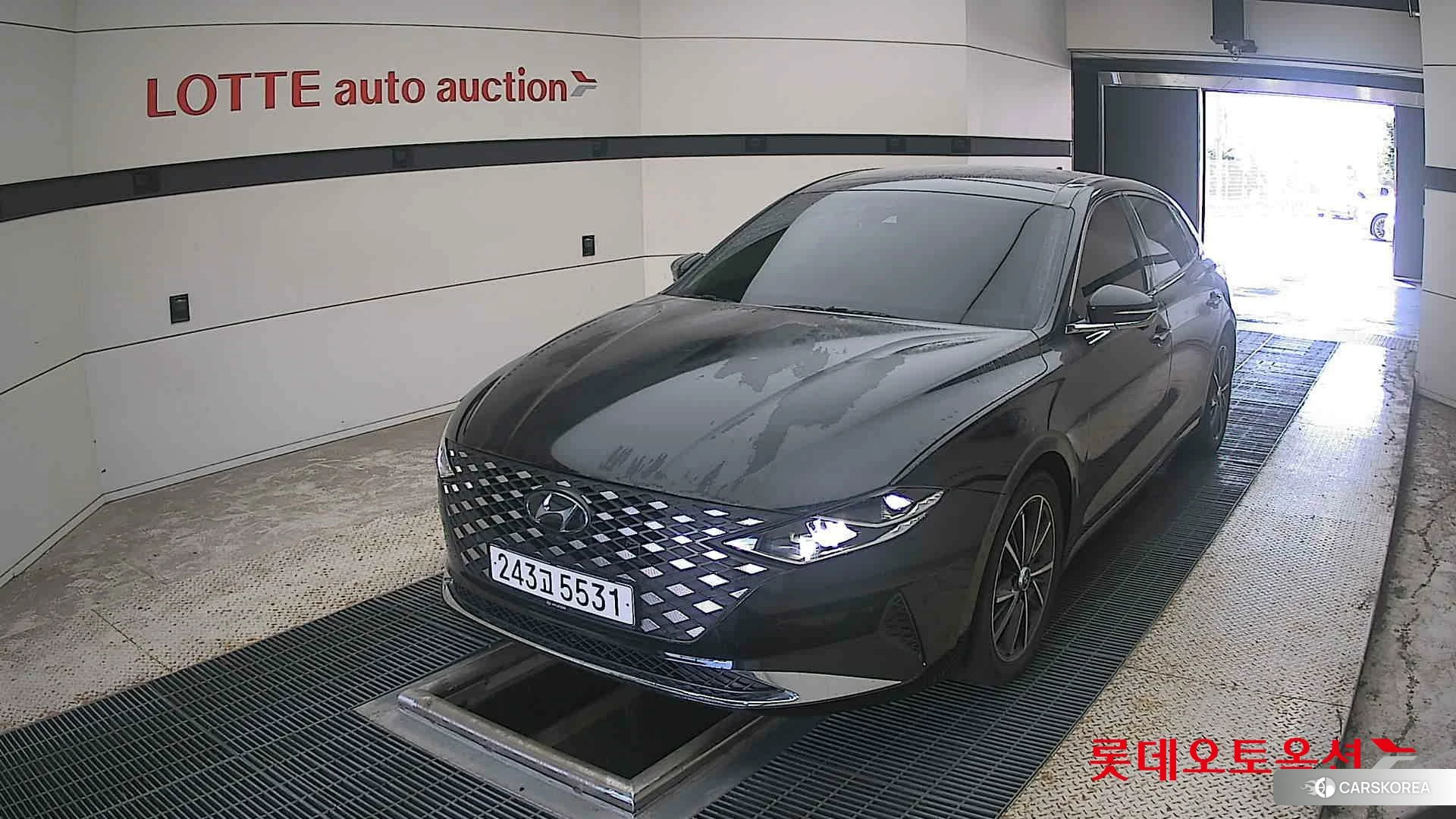 Hyundai Grandeur 2023 Черный из Кореи