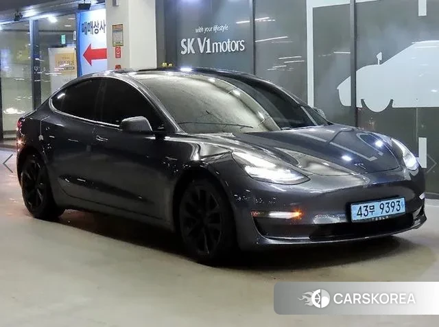 Tesla Model 3 2021 Серебристо-серый из Кореи