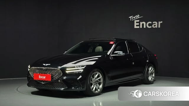 Genesis The New G70 2023 Черный из Кореи