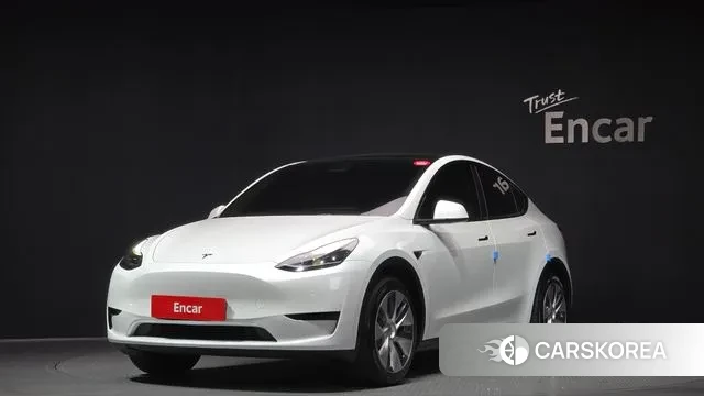Tesla Model Y 2023 Белый из Кореи