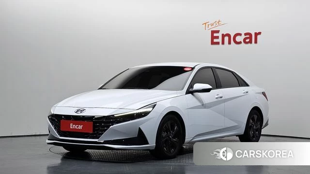 Hyundai Avante (CN7) 2022 Белый из Кореи