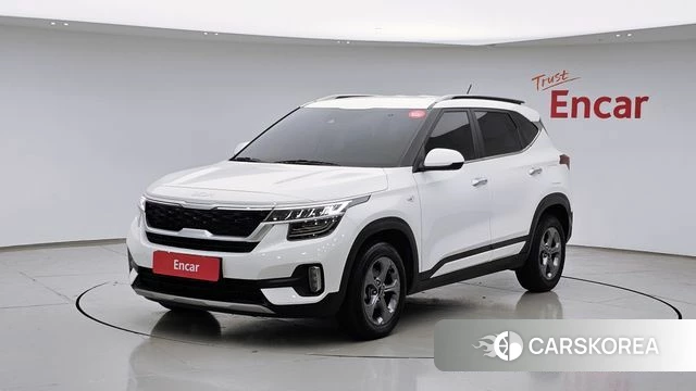 Kia Seltos 2021 Белый из Кореи