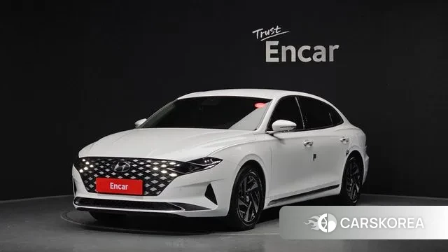 Hyundai The New Grandeur IG Hybrid 2021 Белый из Кореи