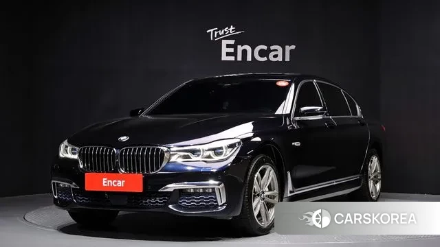 BMW 7 Series (G11) 2018 Черный из Кореи