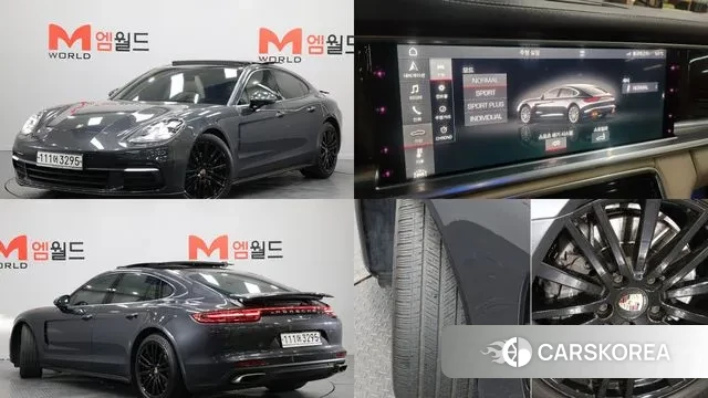 Porsche Panamera (971) 2018 Серый из Кореи