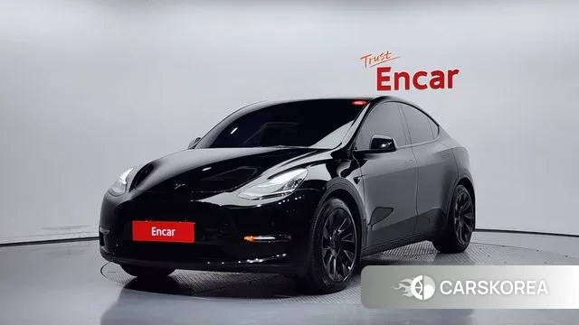Tesla Model Y 2021 Черный из Кореи