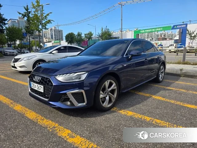 Audi A4 (B9) 2021 Синий из Кореи