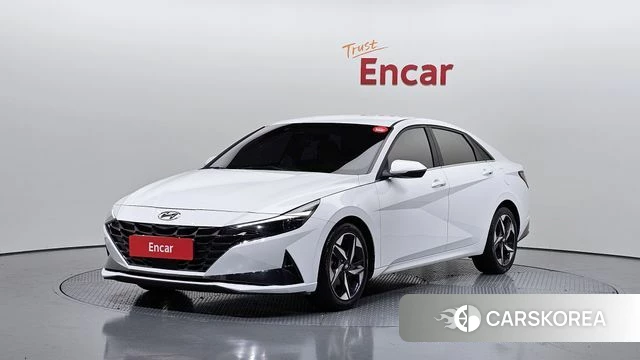 Hyundai Avante (CN7) 2020 Белый из Кореи