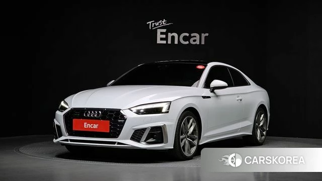 Audi A5 (F5) 2021 Белый из Кореи