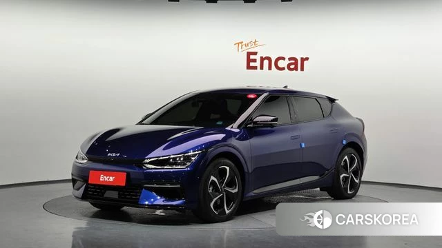Kia EV6 2022 Синий из Кореи