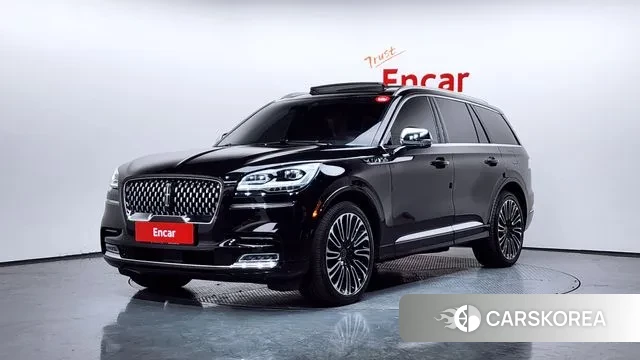 Lincoln Aviator 2nd generation 2021 Черный из Кореи