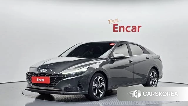 Hyundai Avante (CN7) 2022 Светло-зеленый из Кореи