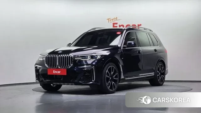 BMW X7 (G07) 2020 Черный из Кореи