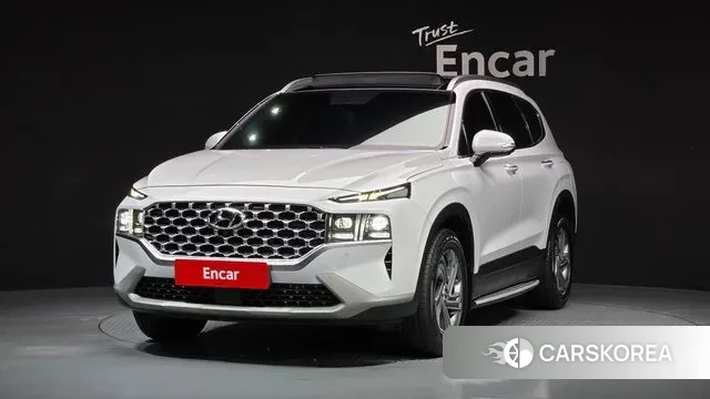 Hyundai The New Santa Fe 2021 Белый из Кореи