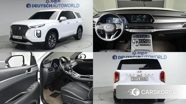 Hyundai Palisade 2022 Белый из Кореи