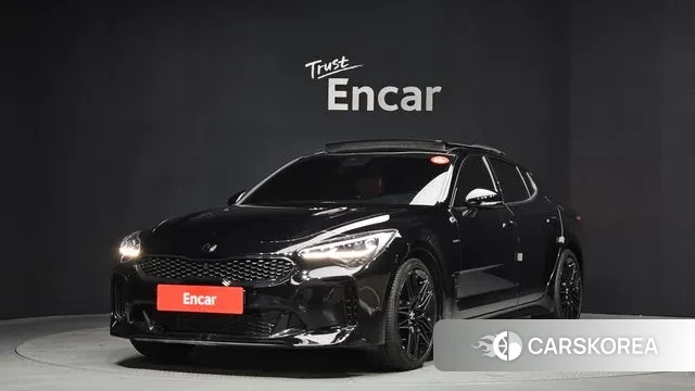 Kia Stinger 2018 Черный из Кореи