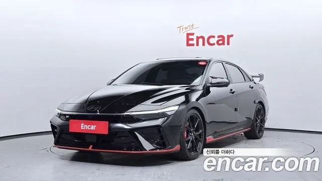 Hyundai The New Avante (CN7) 2023 Черный из Кореи