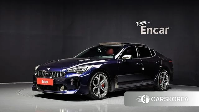 Kia Stinger 2018 Синий из Кореи