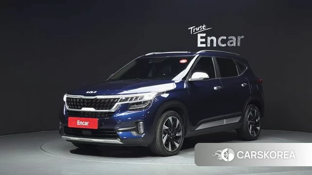 Kia Seltos 2022 Синий из Кореи
