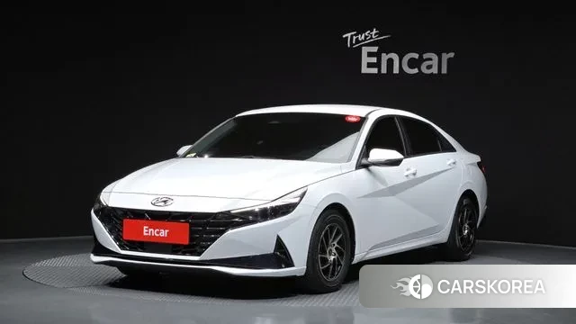 Hyundai Avante (CN7) 2020 Белый из Кореи