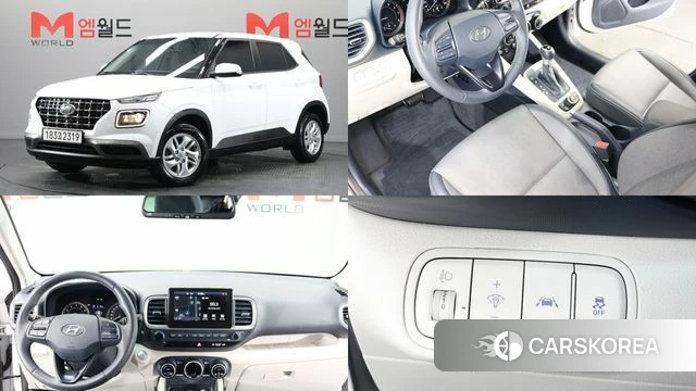 Hyundai Venue 2020 Белый из Кореи