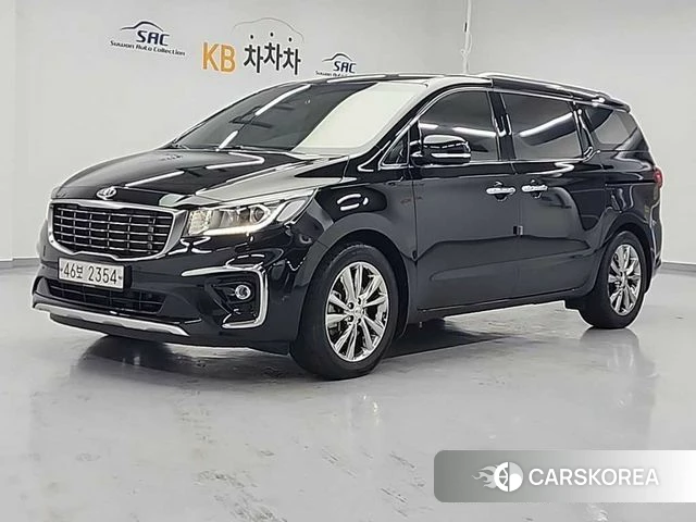 Kia The New Carnival 2018 Черный из Кореи