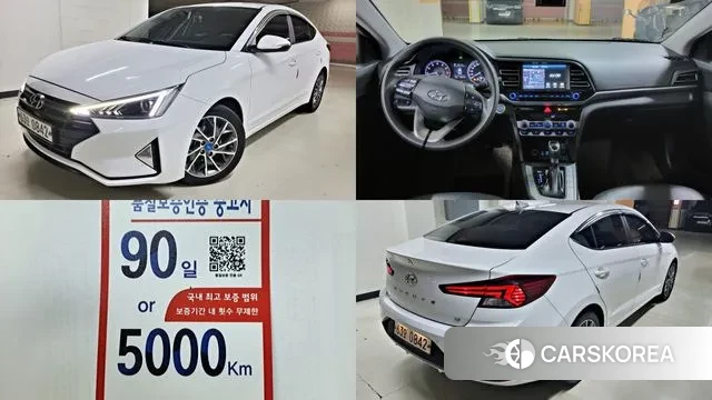Hyundai The New Avante AD 2019 Белый из Кореи