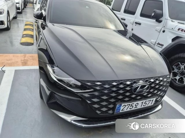 Hyundai The New Grandeur IG Hybrid 2021 Черный из Кореи