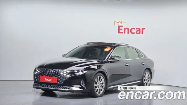 Hyundai The New Grandeur IG Hybrid 2019 Черный из Кореи