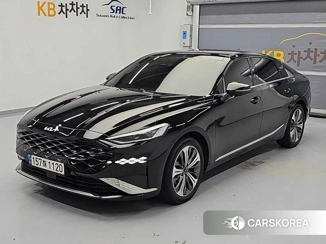 Kia K8 Hybrid 2021 Черный из Кореи