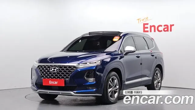 Hyundai Santa Fe TM 2018 Синий из Кореи