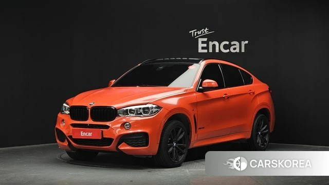 BMW X6 (F16) 2018 Оранжевый из Кореи