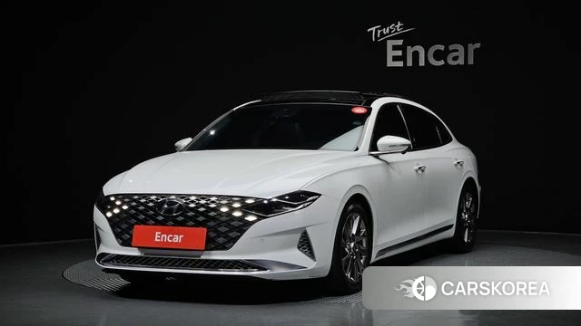 Hyundai The New Grandeur IG Hybrid 2020 Белый из Кореи