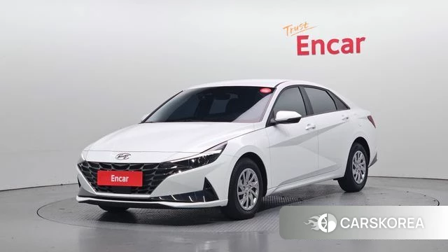 Hyundai Avante (CN7) 2022 Белый из Кореи