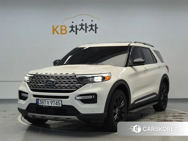 Ford Explorer 6th Generation 2021 Белый из Кореи