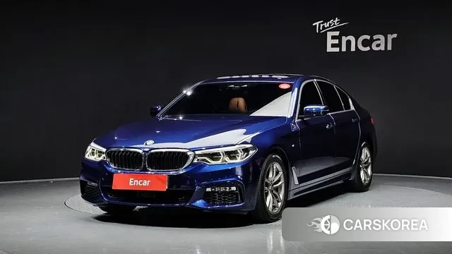 BMW 5 Series (G30) 2018 Синий из Кореи