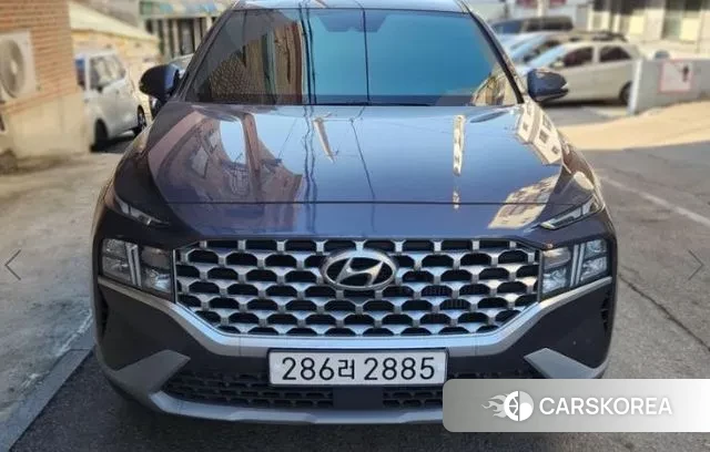 Hyundai The New Santa Fe 2020 Синий из Кореи